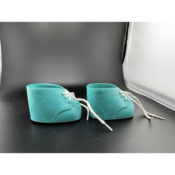 Cabbage Patch Kids Doll Blue Shoes Fits Original Size Dolls 1980s Oxford - Picture 3 of 8